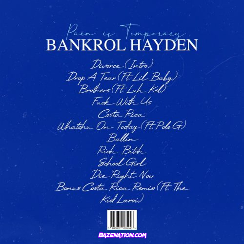 Bankrol Hayden - Costa Rica (Remix) (feat. The Kid LAROI) Mp3 Download